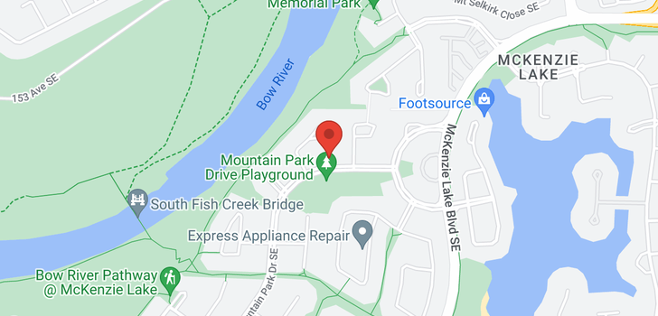 map of 42 mountain park DR SE